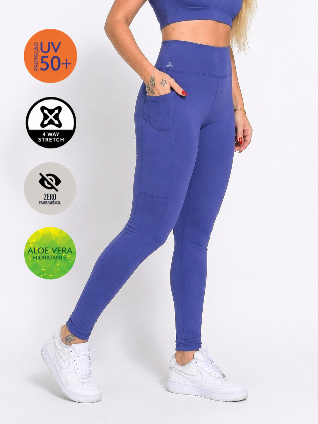 LEGGING POLIAMIDA C/ BOLSO VAREJO